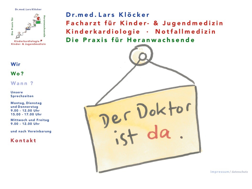 Doktor Klöcker - Sprechzeiten